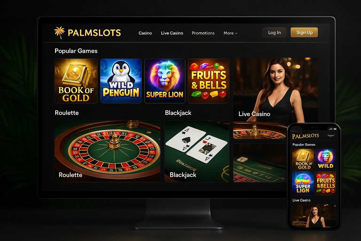 
                                Cassino Online PALMSLOTS
                                
