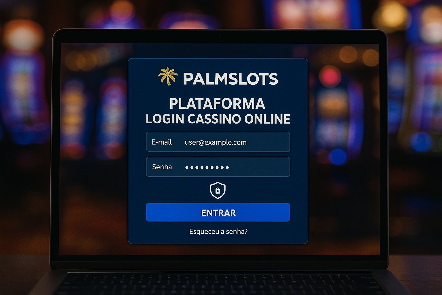 Login no Cassino PALMSLOTS