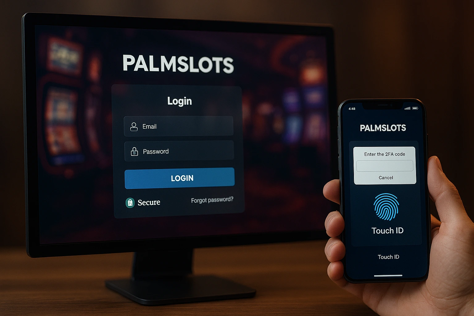 Não Perca tempo, o rRgistro na site PALMSLOTS